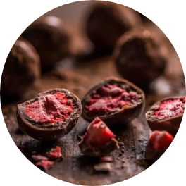 Freeze Dried chocolate fruit