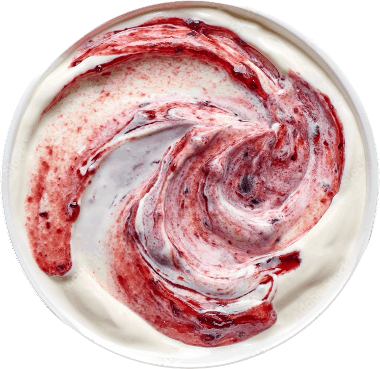 Dairy Bowl with raspberry