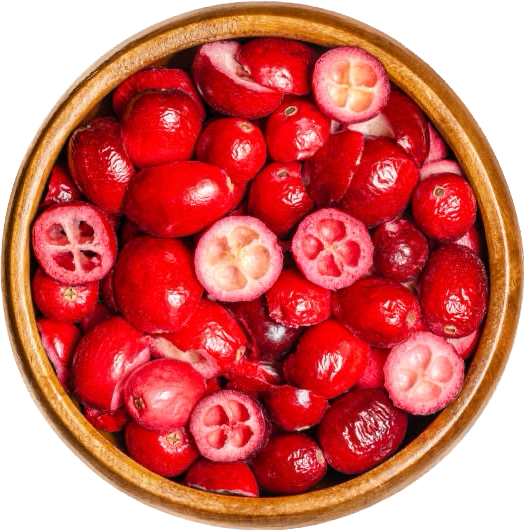 bowl of freeze dried fruits